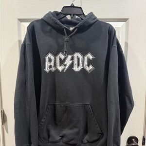 Y2K AC/DC Black Hoodie for Men